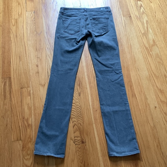 Paige Premium Denim Grey Straight Leg Jeans - size 27 - Picture 2 of 4